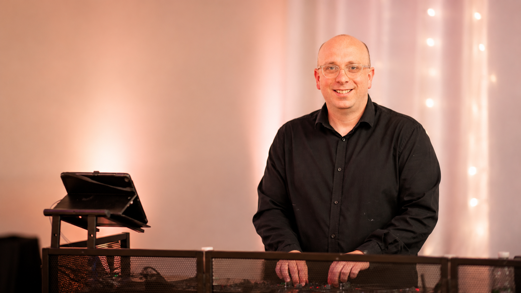 Professional DJ entertaining guests at an event
