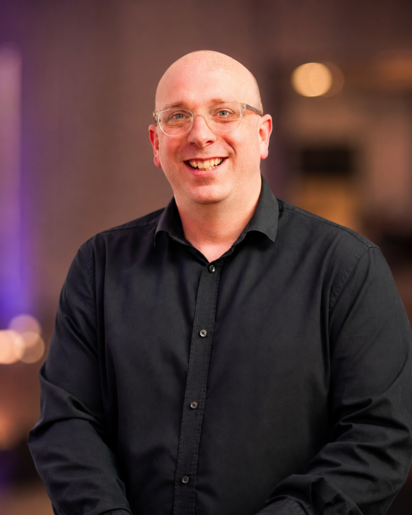 Portrait of Ben Field, DJ, musician and event host