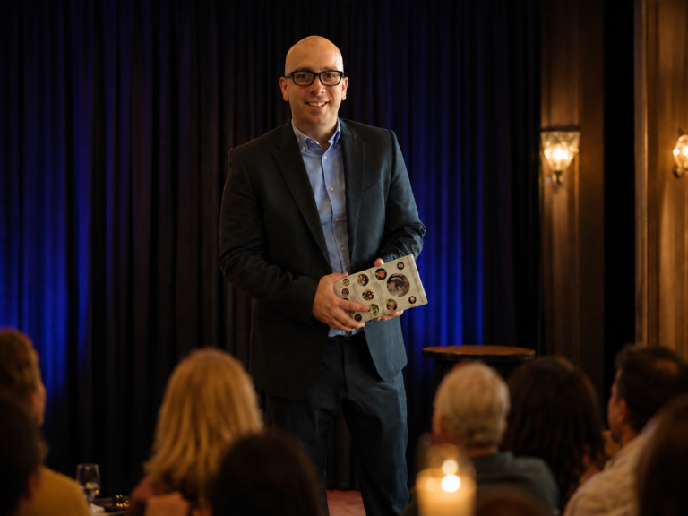 Ben Field performing an interactive comedy magic show
